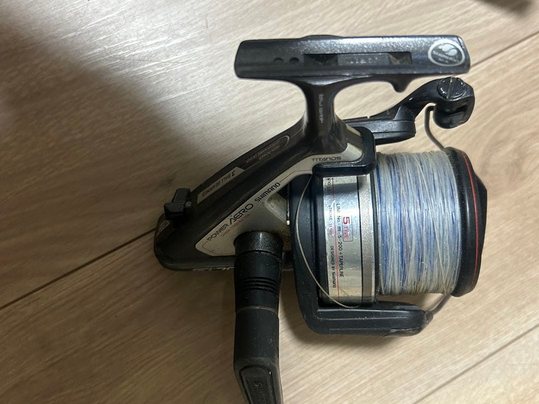 SHIMANOとDaiwaのリールセット5台