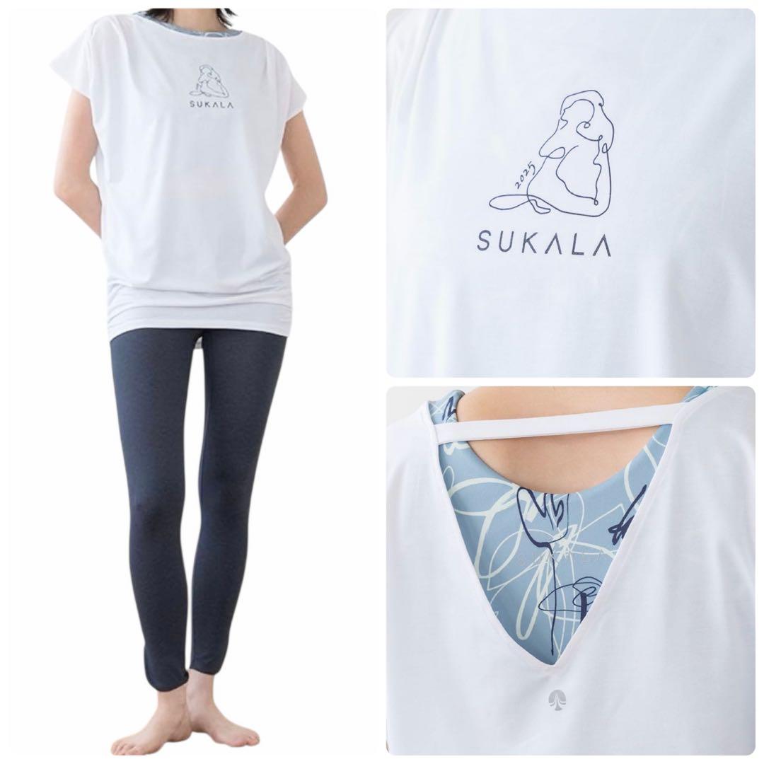 ❤️ 2025 限定 SUKALA スカーラ プリントドレープ Tシャツ ラバ M