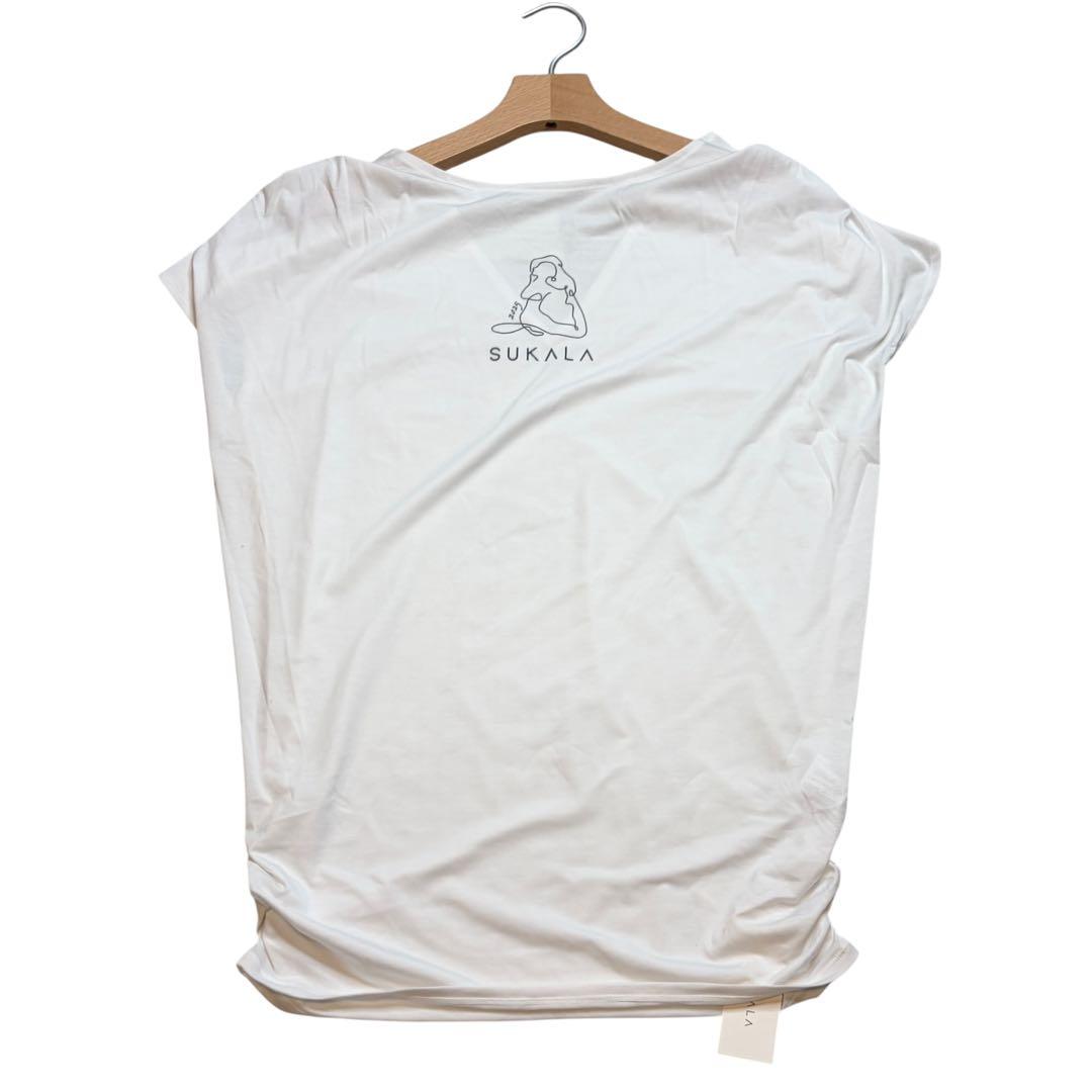 ❤️ 2025 限定 SUKALA スカーラ プリントドレープ Tシャツ ラバ M
