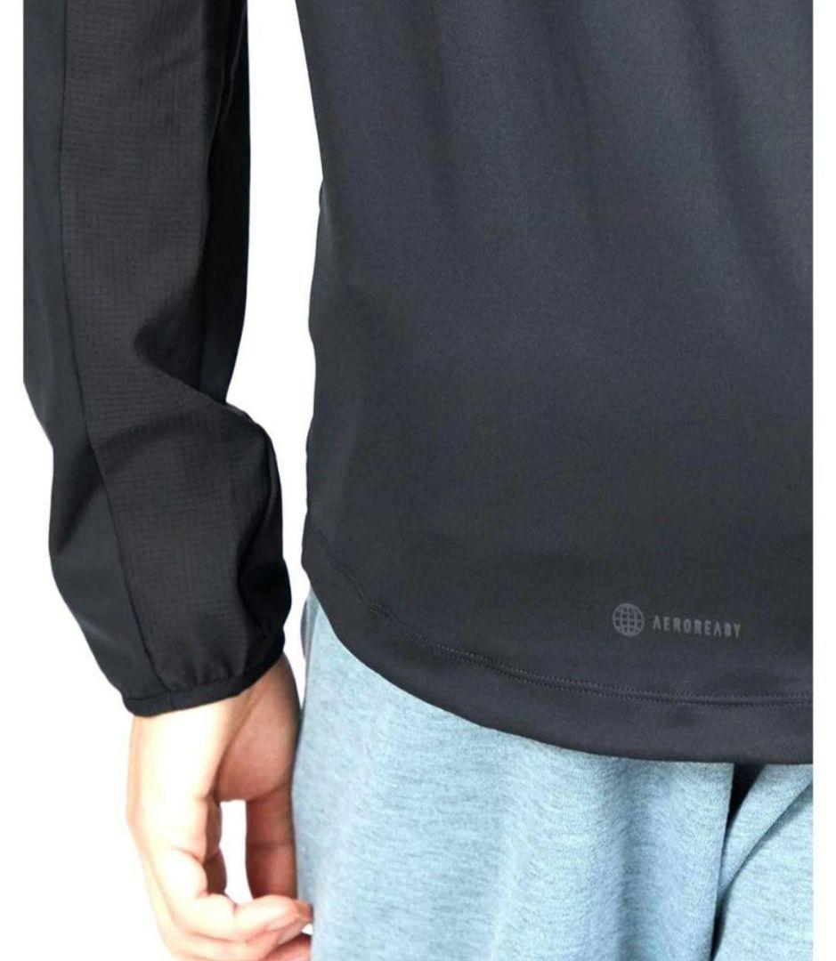 【新品】adidas★アディダス★スリムフィット★フルジップパーカー★4XL★黒