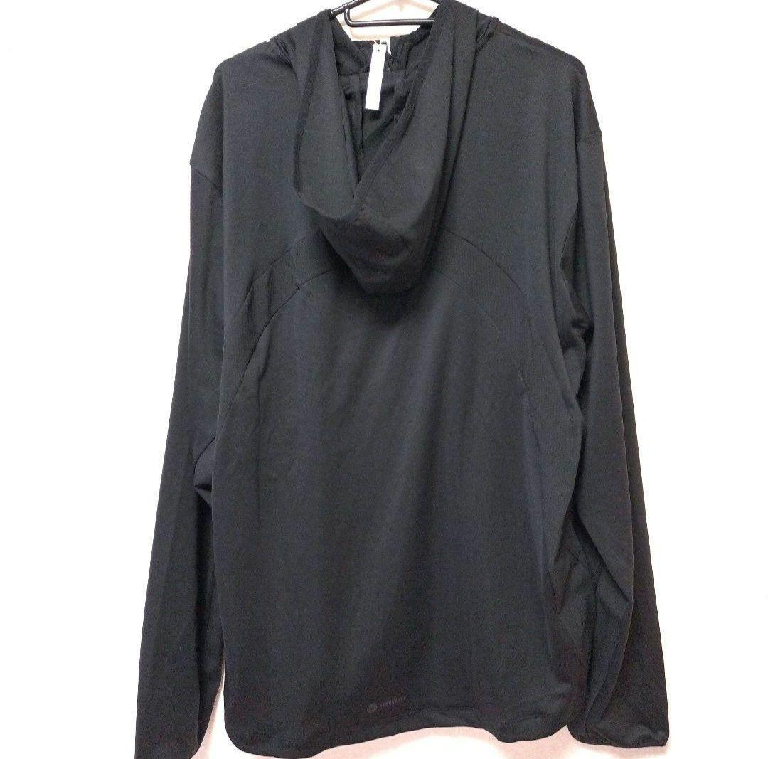 【新品】adidas★アディダス★スリムフィット★フルジップパーカー★4XL★黒