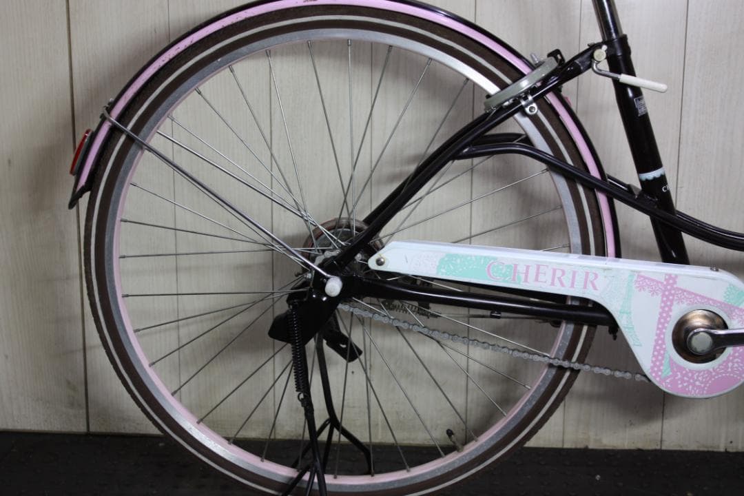 あさひ製CHERIRシェリール 26型 AUTO LED 子供用シティーサイクル