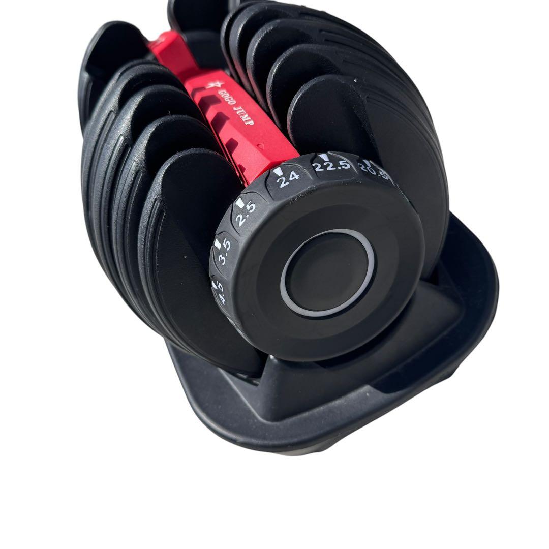①go go jump 可変式ダンベル 24kg 片方 両方購入限定