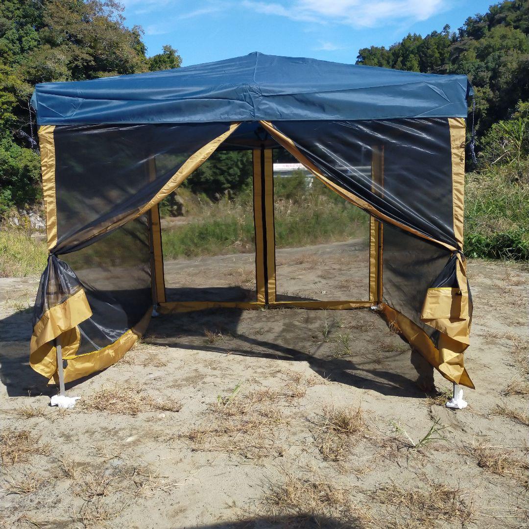 【美品】組立らくらくスクリーンタープ 240cm