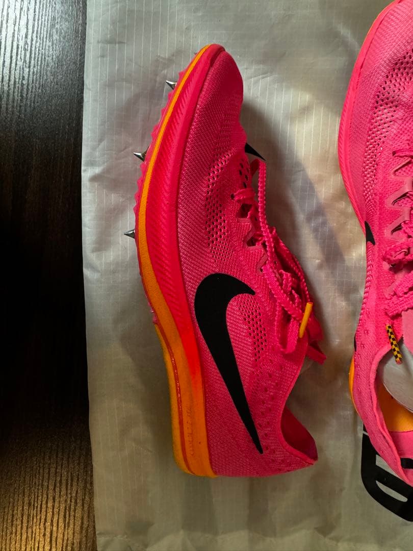 Nike 陸上競技用スパイク ピンク　ニードルピン付き　袋付き　レンチ付き