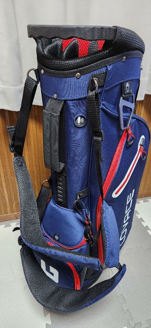 【新品未使用】14分割 LOVACE ネイビー キャディバッグ