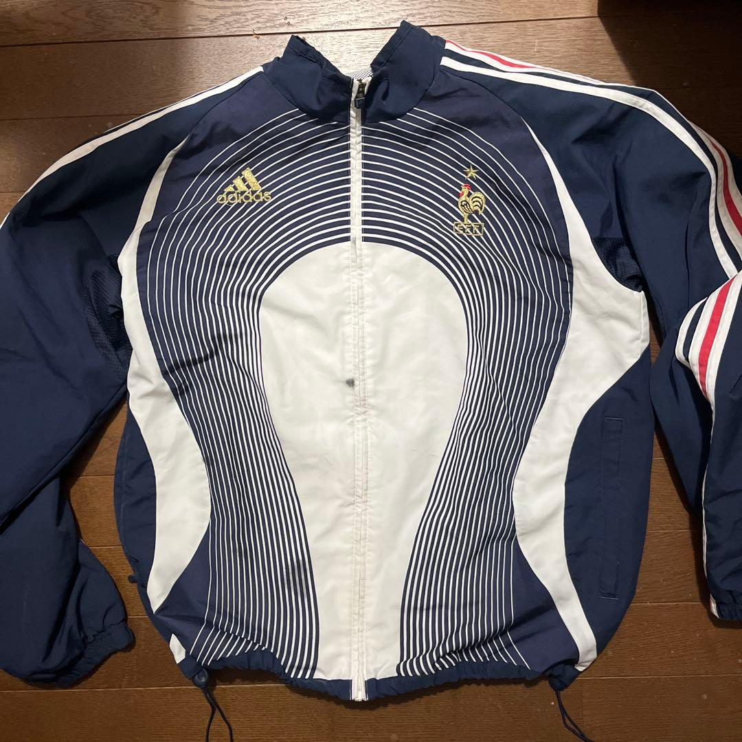 00s adidas 2006 フランス代表 ウェア上下セットジダン　M〜L