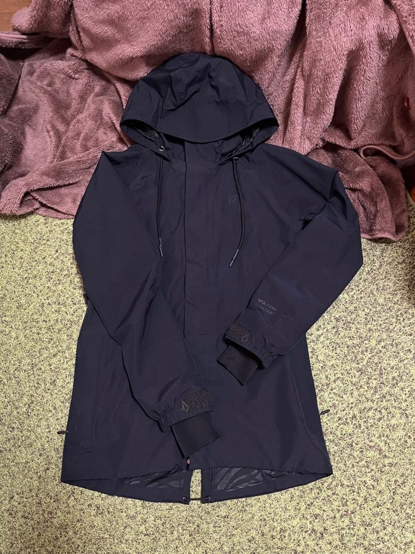VOLCOM LEDA GORE-TEX JACKET/ボードウェア黒背面ロゴ