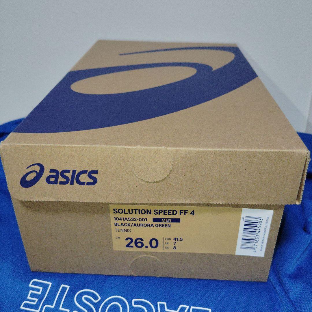 最終ASICS SOLUTION SPEED FF 4 AC 26.0cm限定品