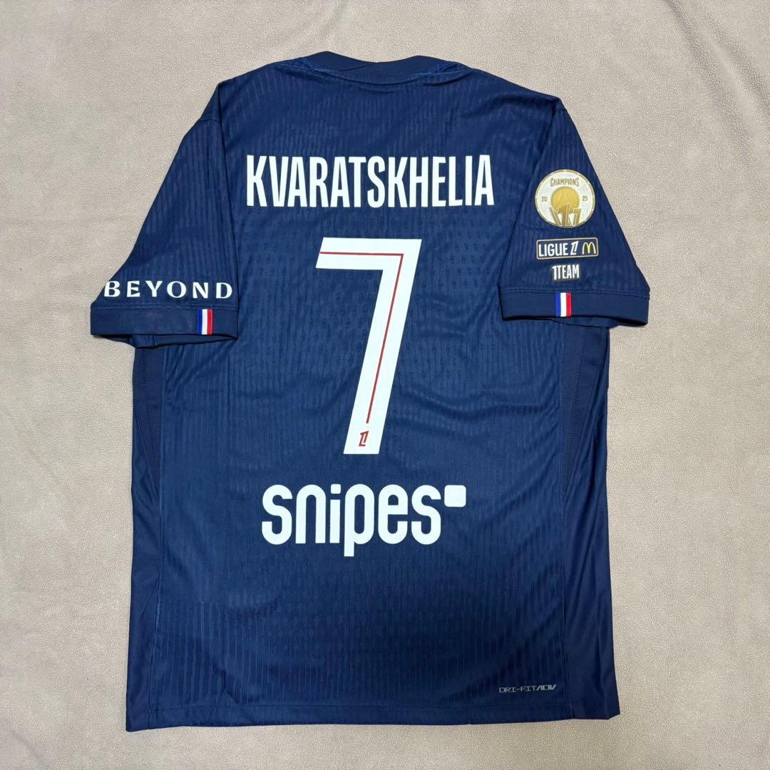 新品　PSG　adv　25/26　ホーム　クヴァラツヘリア　パリサンジェルマン