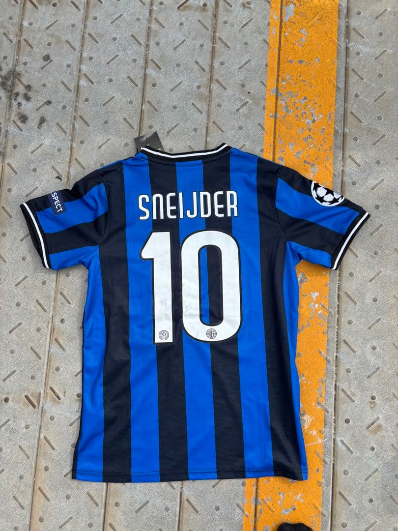 新品未使用！2010年限定品！【スナイデル10番インテル】サッカー　ゲームシャツ