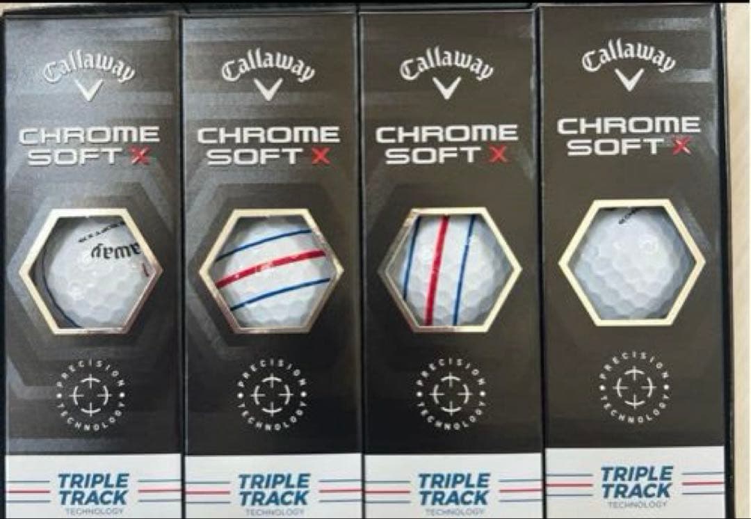 キャロウェイCHROME SOFT X 2022 1ダース(4ピース)×3セット