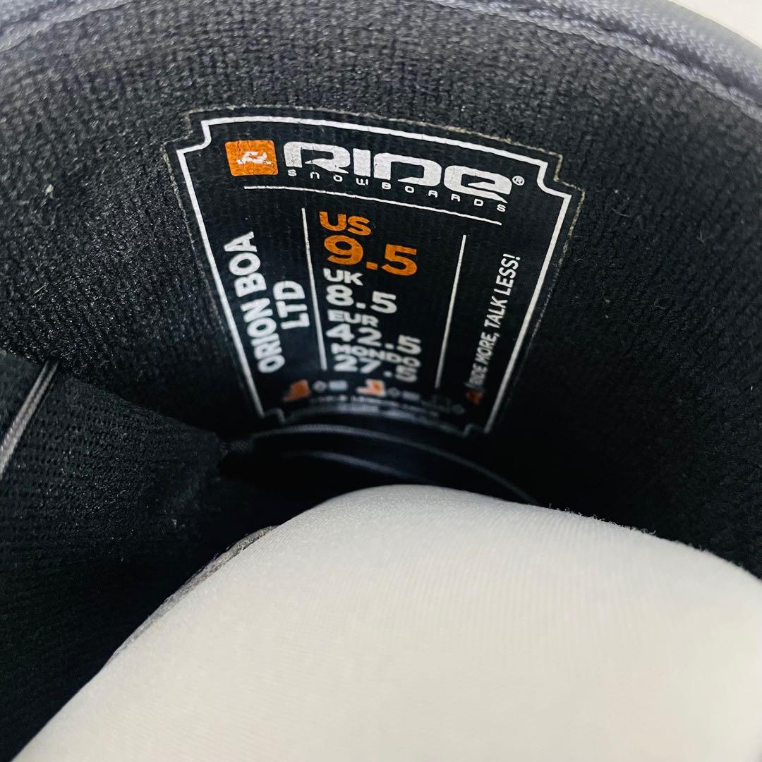 RIDE ORION BOA 27.5センチ　スノーボードブーツ　ライド　スノボ