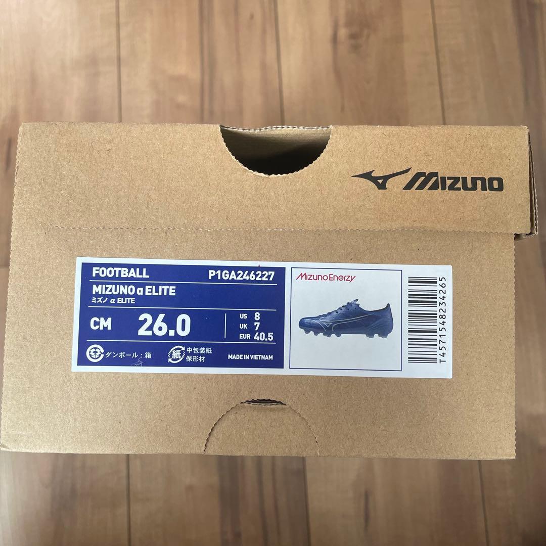 【新品】Mizuno α ELITE アルファ エリート 26.0cm