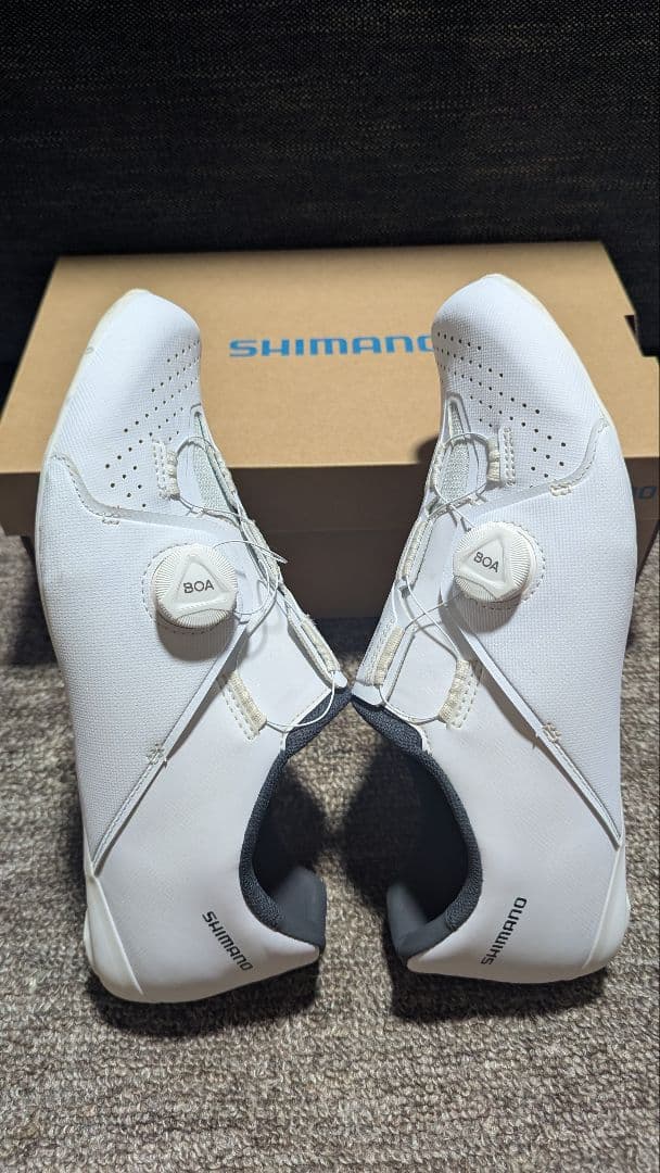 SHIMANO RC7 ビンディングシューズ ホワイト 43
