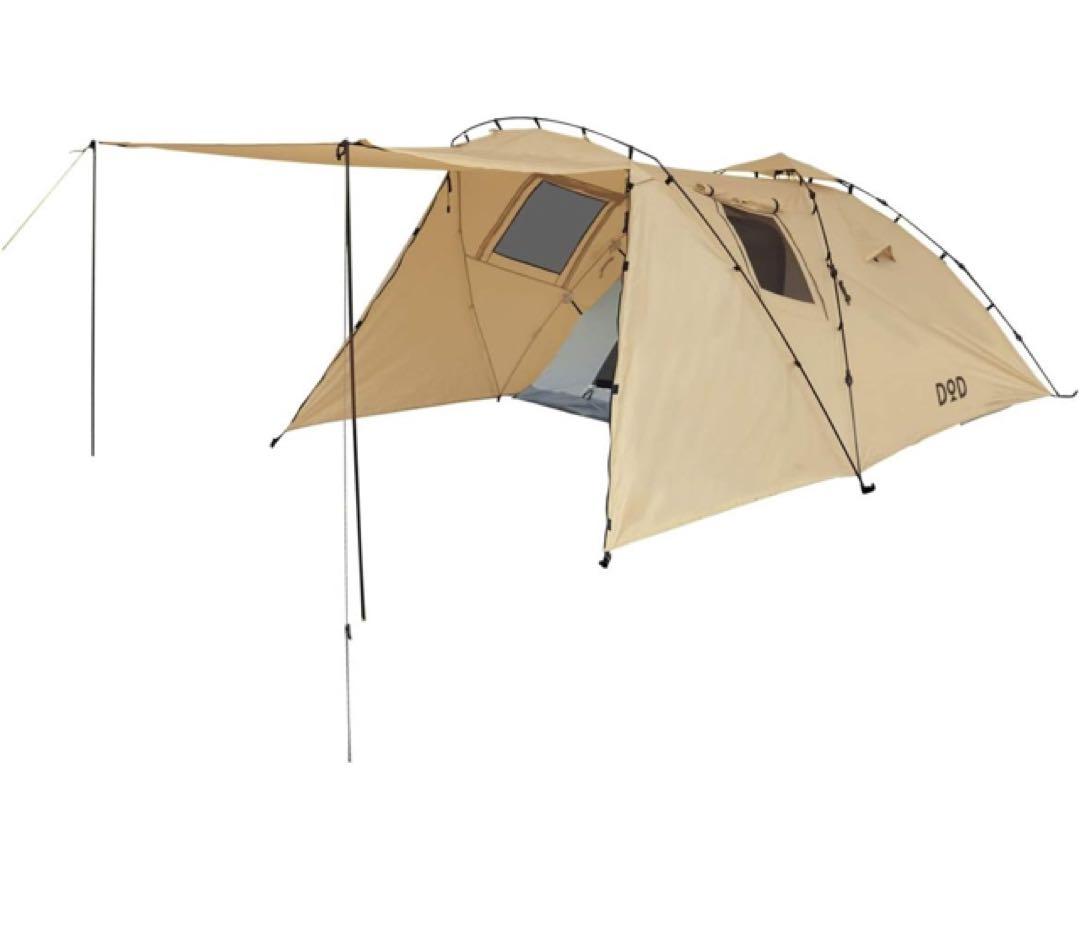 DOD【新品】ライダーズタンデムテント♪タン♪2〜3人用ワンタッチテント