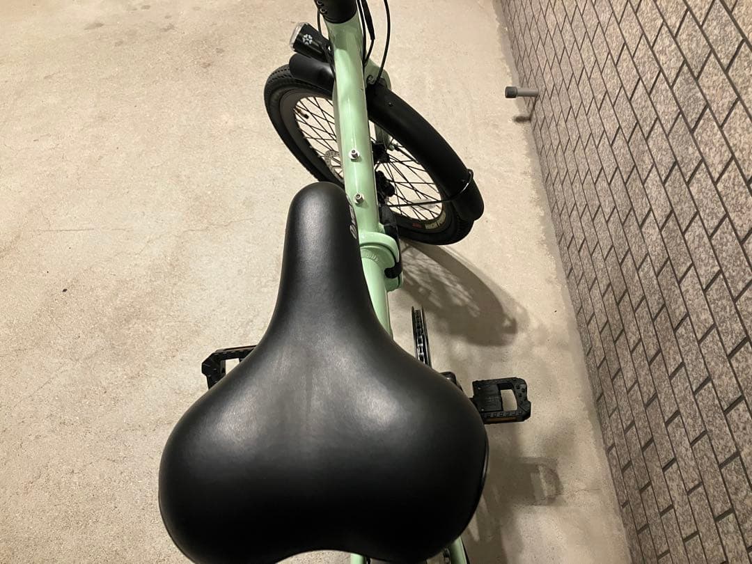 送料込　試走程度VELMO 電動アシスト自転車 ミントグリーン
