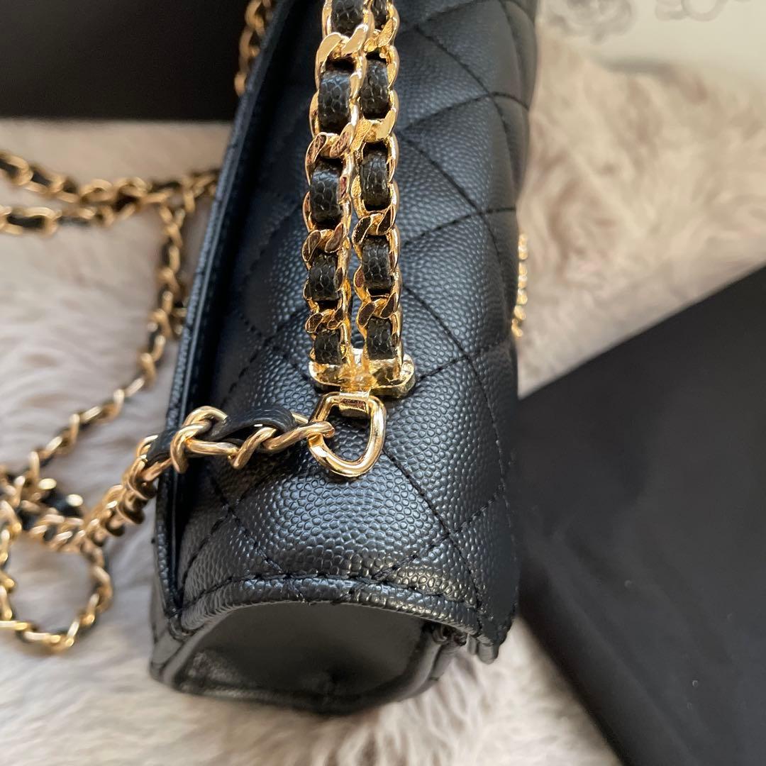 【専用購入で1000円引き】CHANEL チェーンショルダーバッグ　キルティング