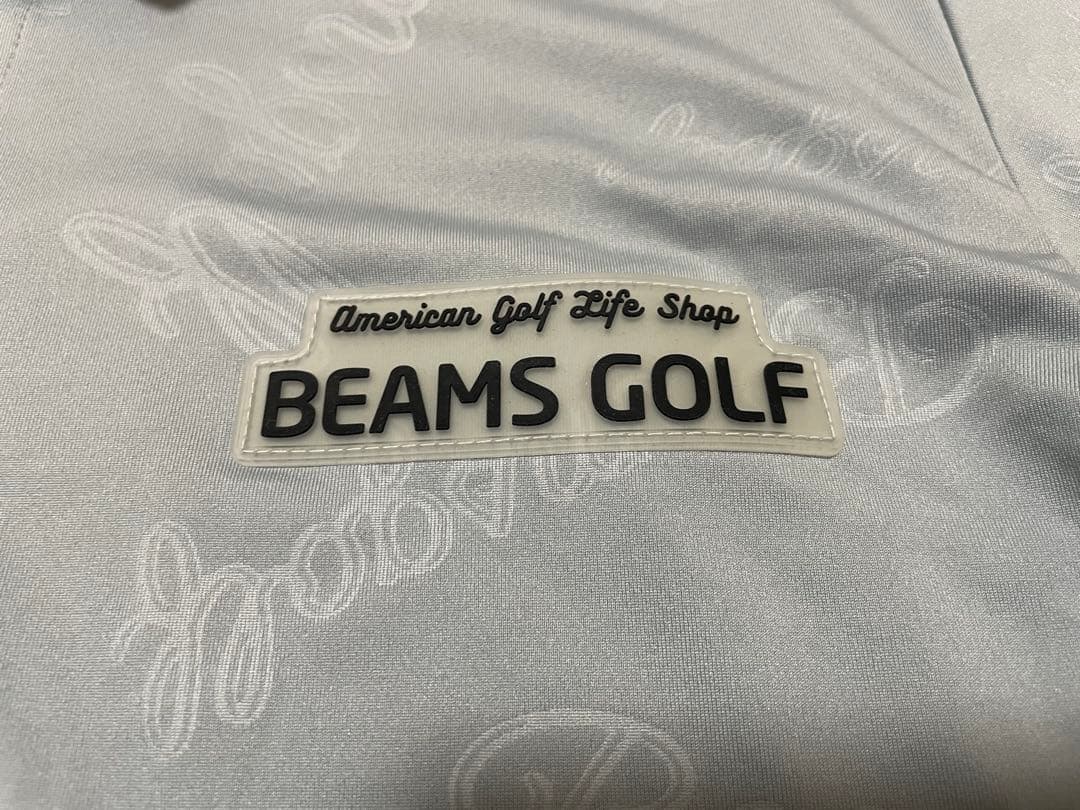 美品 ゴルフウェア BEAMS GOLF グレー ポロシャツ