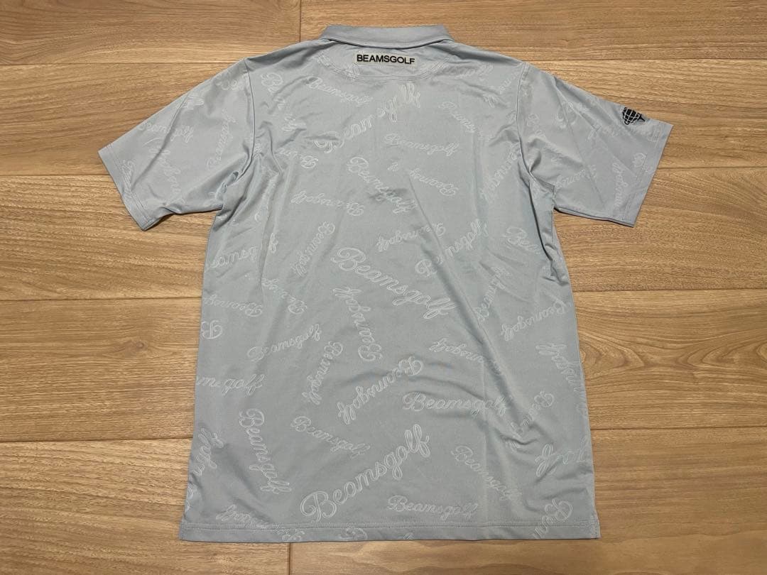 美品 ゴルフウェア BEAMS GOLF グレー ポロシャツ