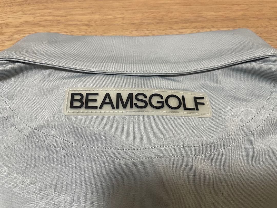 美品 ゴルフウェア BEAMS GOLF グレー ポロシャツ