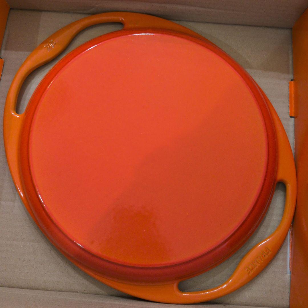 LE CREUSET 鋳鉄製グリルパン オレンジ 26