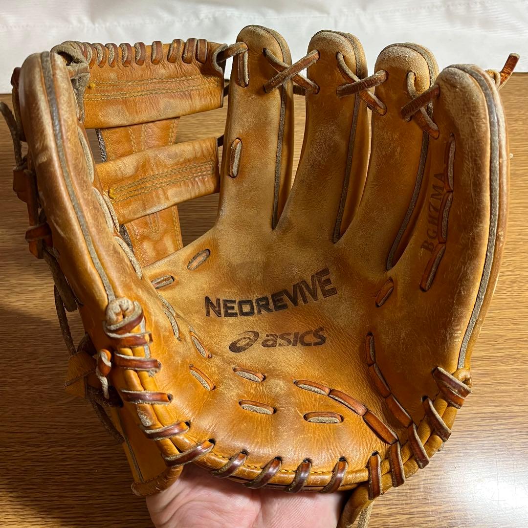 アシックス ネオリバイブ 一般硬式 グローブ グラブ 良品 内野用