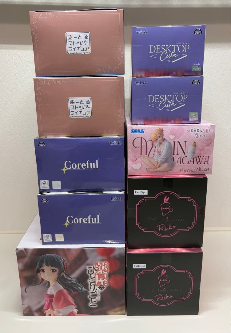 美少女フィギュア まとめ売り 喜多川海夢 アルベド 秋本麗子 西連寺春菜 ライザ