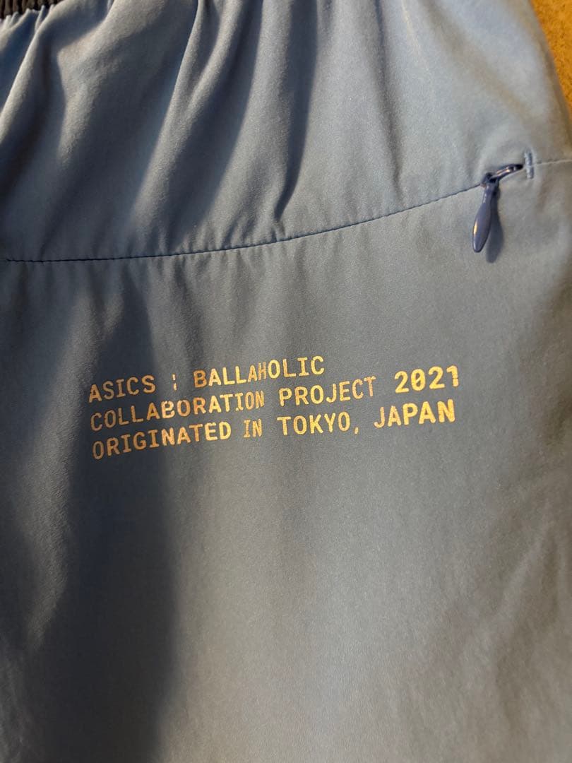 ballaholic ASICS　2021 バスケットボールパンツ ブルー
