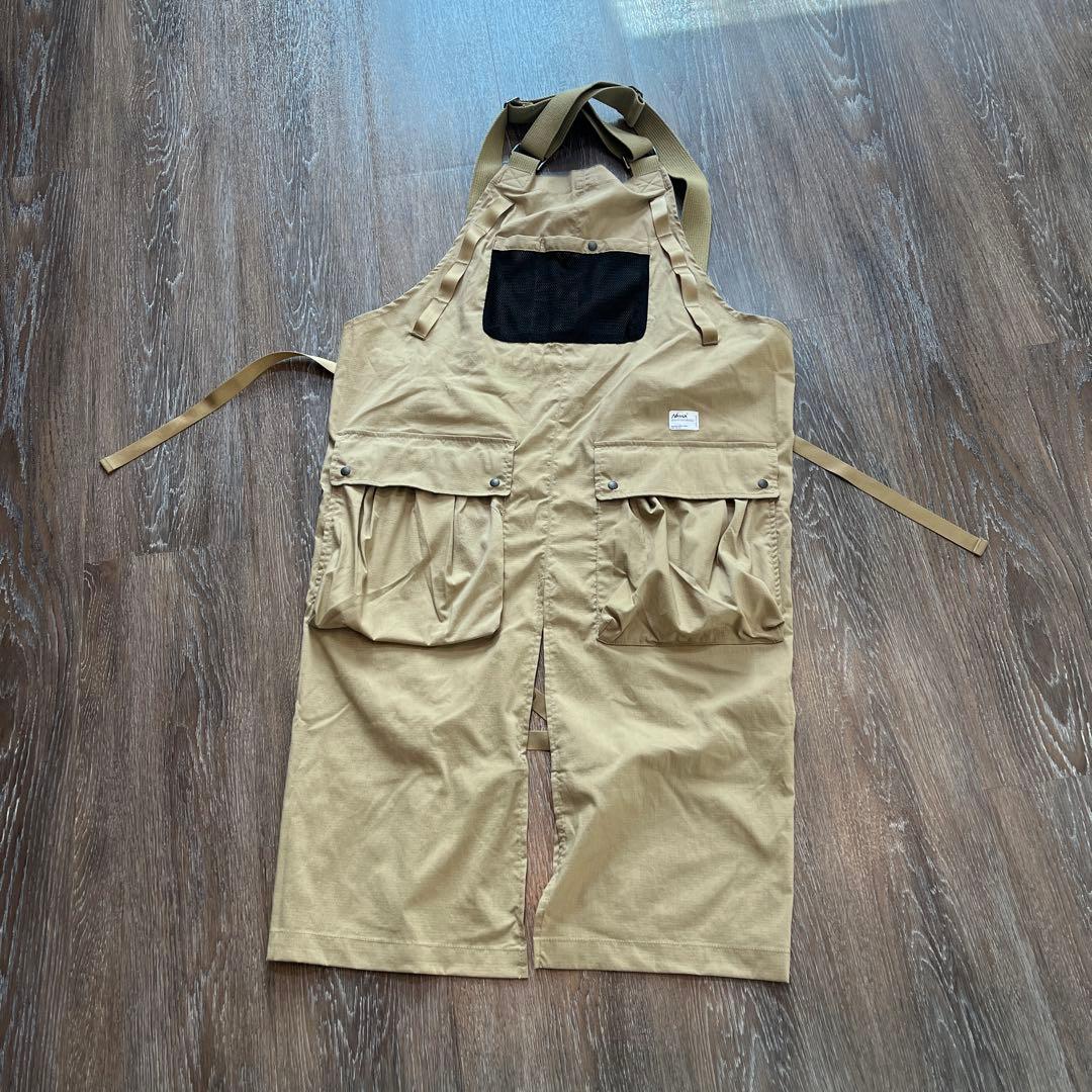 NANGA　TAKIBI RIPSTOP FIELD APRON ベージュ　F