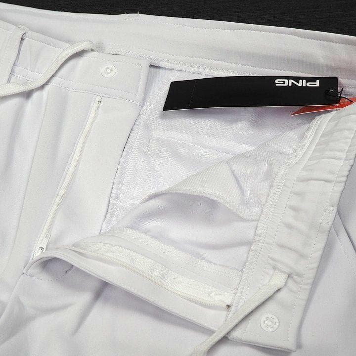 新品 ピン ゴルフ コンパクト ニット ストレッチ パンツ テーパード L