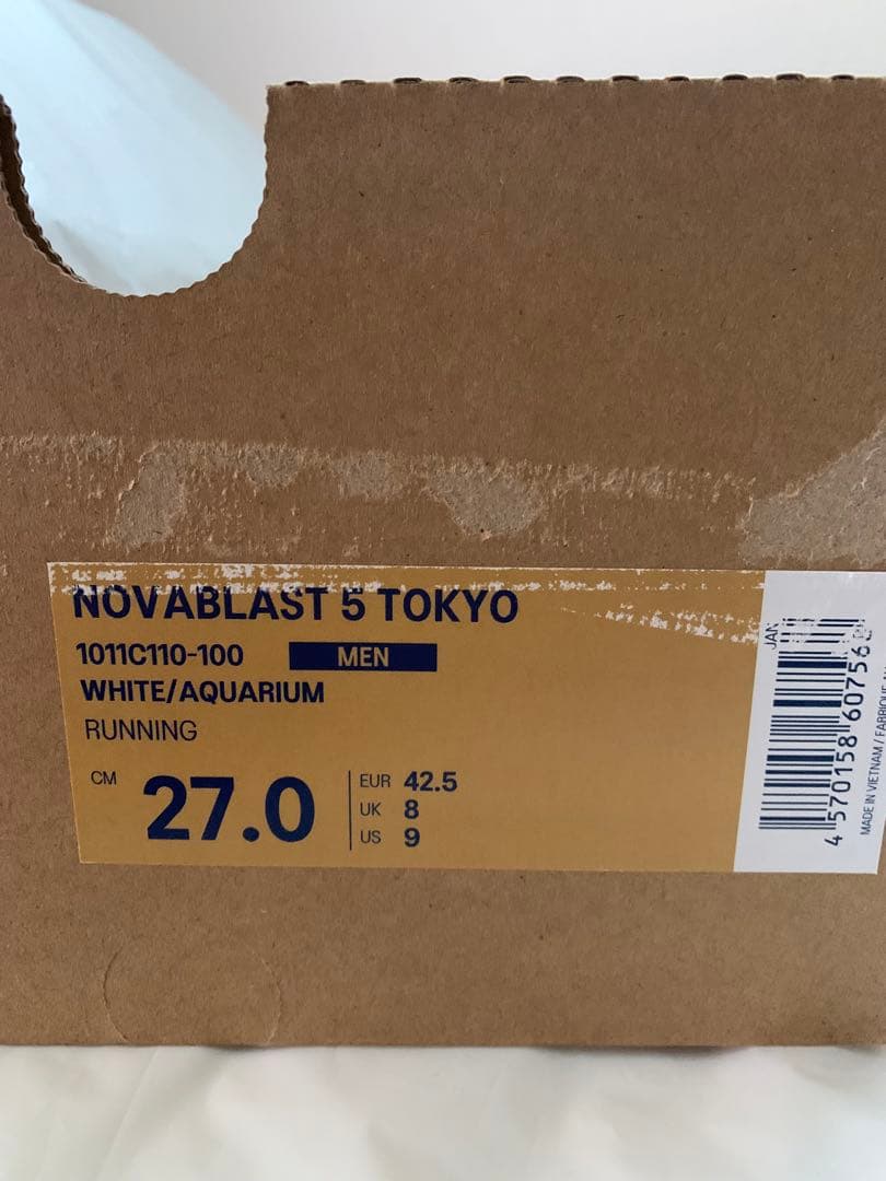 アシックス　ノヴァブラスト5 TOKYO27.0cm 限定デザイン