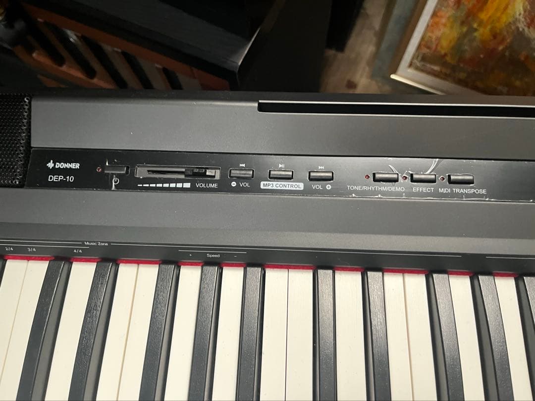 美品 電子ピアノ Donner dep-10 88鍵盤