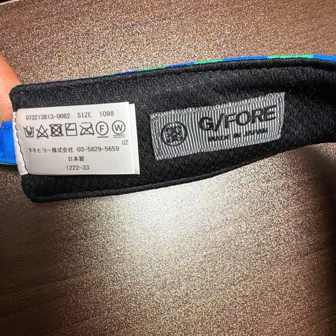 G/FORE チェック柄 バイザー