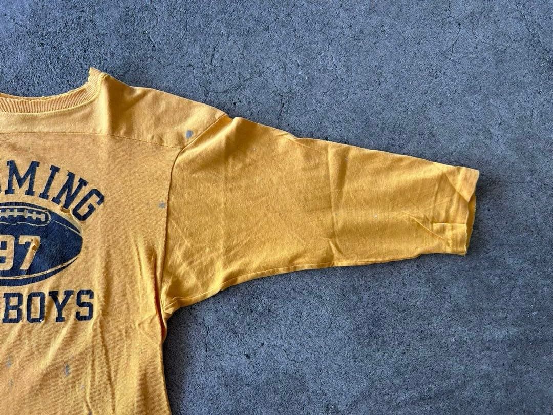 【希少】 70s ChampionフットボールTシャツ バータグ