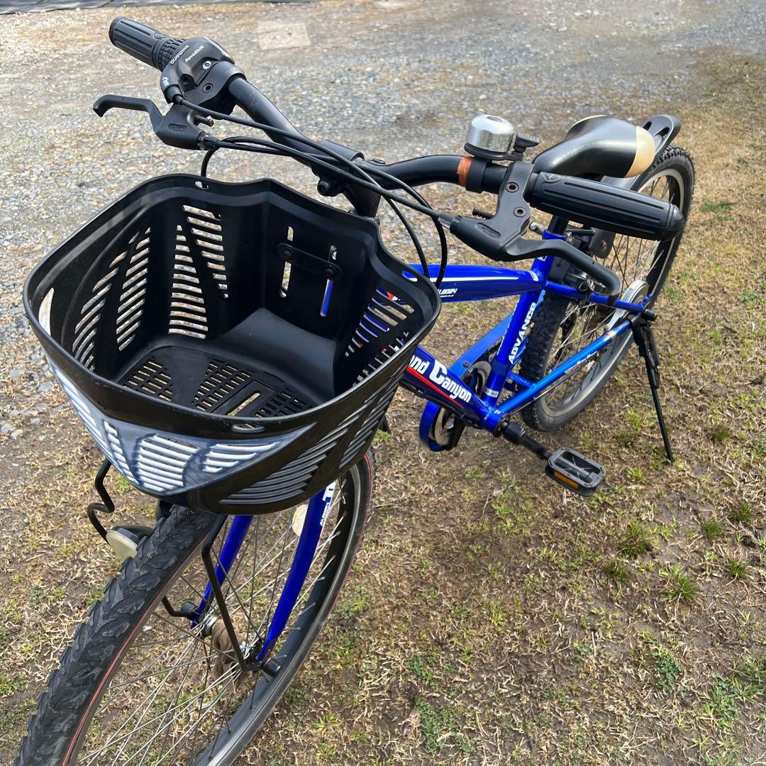 Grand Canyon 子供用自転車 青色　取りに来られる方　後輪タイヤ新品