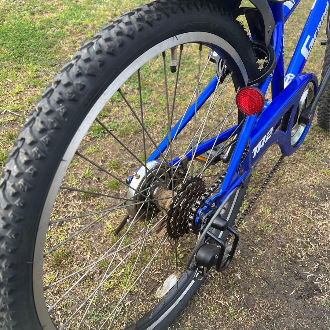 Grand Canyon 子供用自転車 青色　取りに来られる方　後輪タイヤ新品