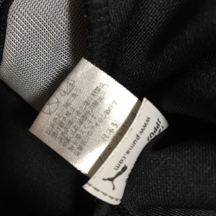 日本製 PUMA ジャージ セットアップ 黒 赤 S～Mサイズ 古着 プーマ