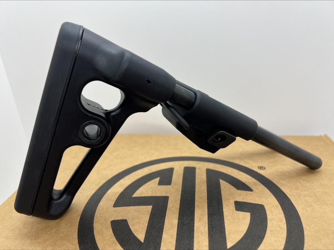 ▲SIG 実物 シグ コラプシング テレスコーピング スライドストック