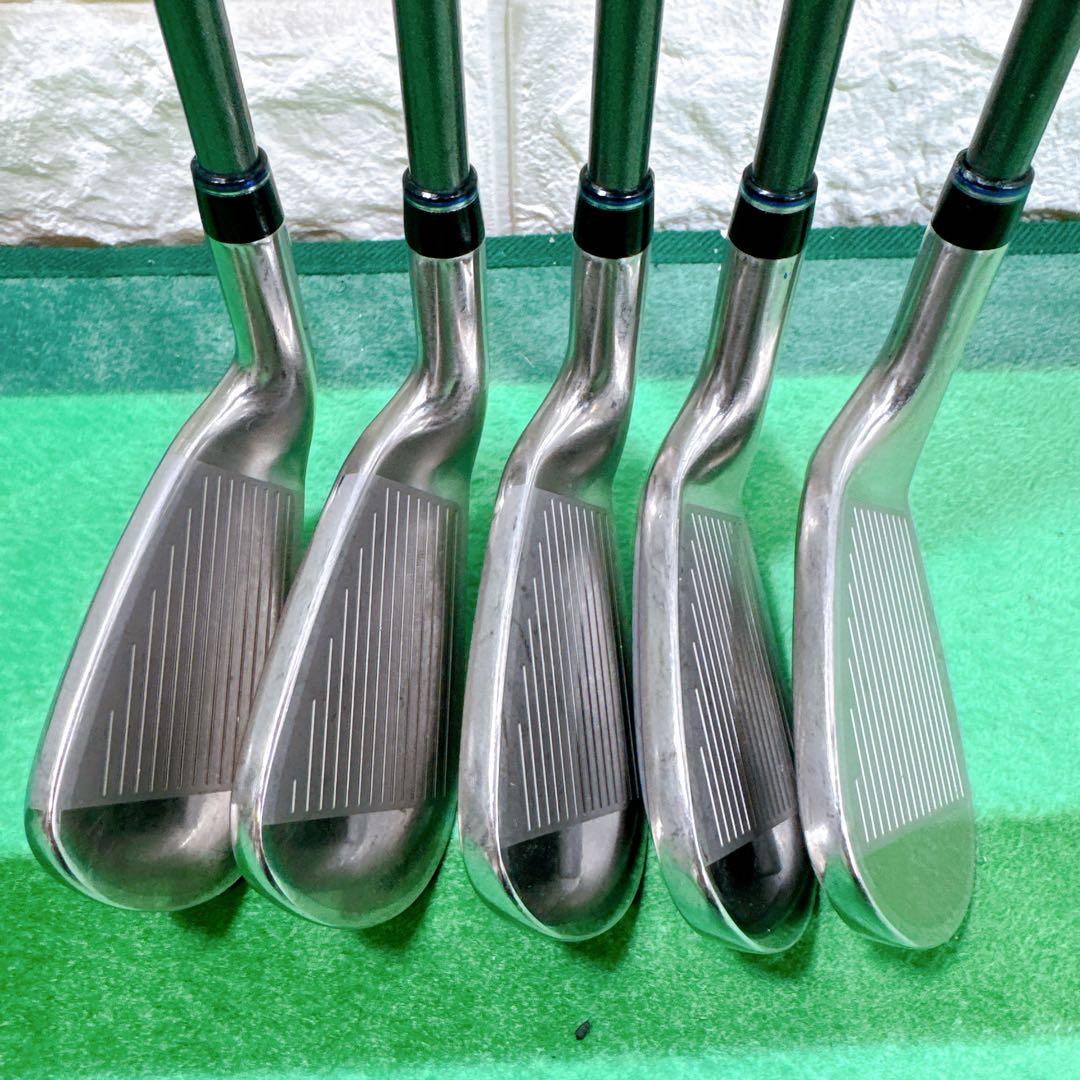 【ぶっ飛び系】XXIO CROSS フレックスS 5本 メンズ　ゴルフ アイアン