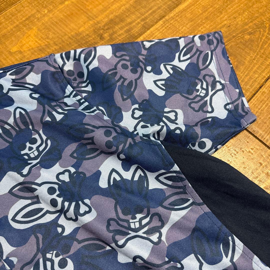 美品　サイコバニー　ポロシャツ　Lサイズ　総柄