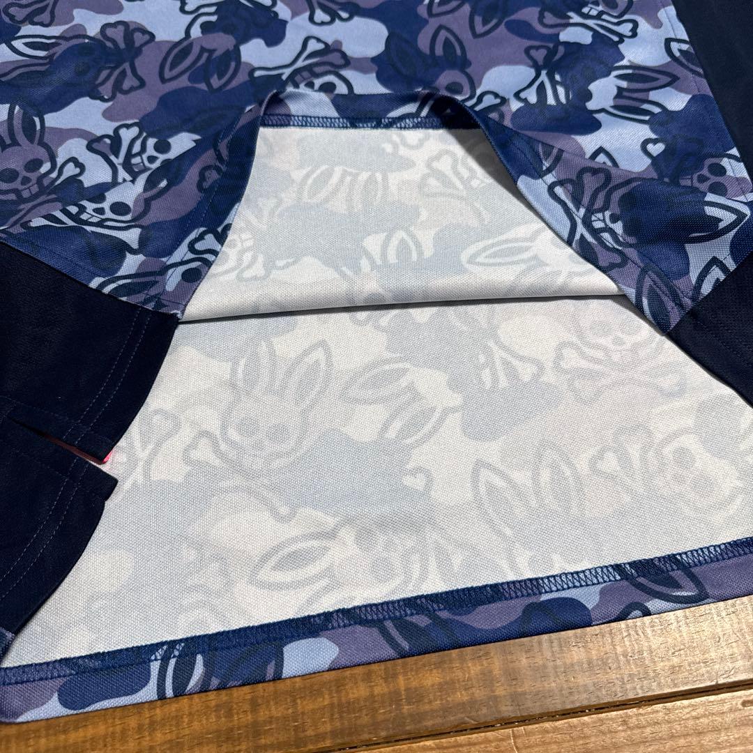 美品　サイコバニー　ポロシャツ　Lサイズ　総柄