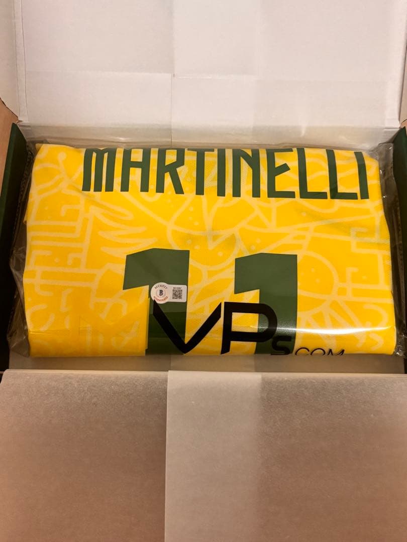 MVPs社 サイン入りサッカーユニフォーム MARTINELLI