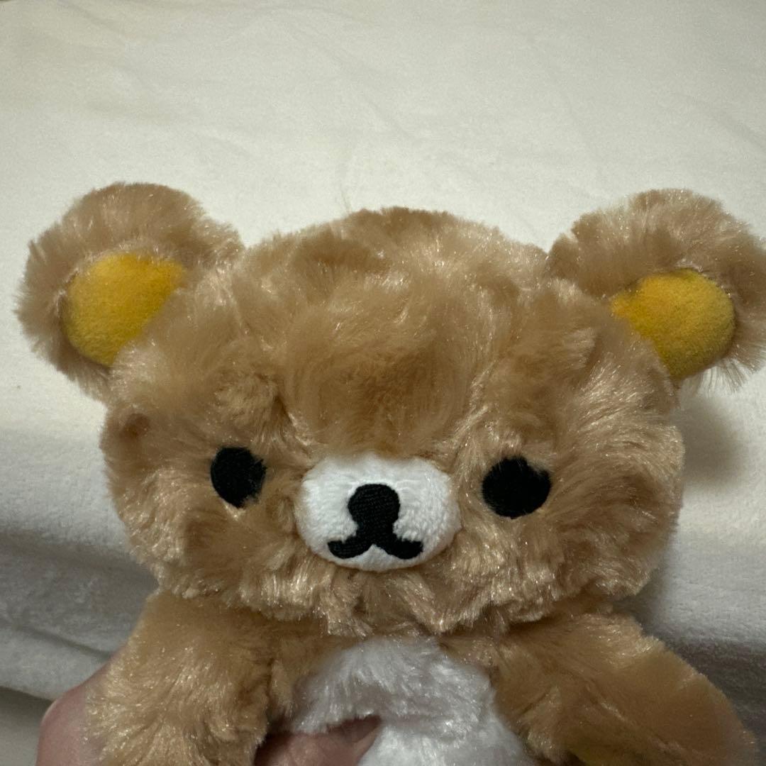 リラックマ ぬいぐるみ ポーチ カラビナキーホルダー付き