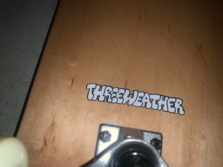 【値下げ交渉可！】threeweather スケートボード