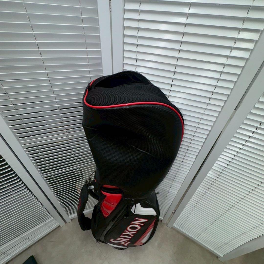 SRIXON（スリクソン）9.5型キャディバッグ GGC-S166（赤×黒）