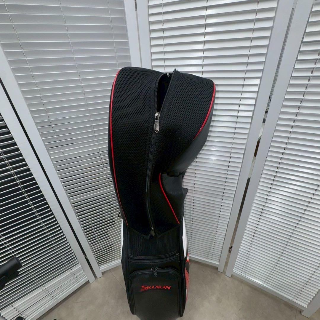 SRIXON（スリクソン）9.5型キャディバッグ GGC-S166（赤×黒）