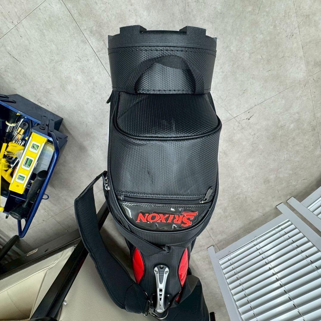 SRIXON（スリクソン）9.5型キャディバッグ GGC-S166（赤×黒）