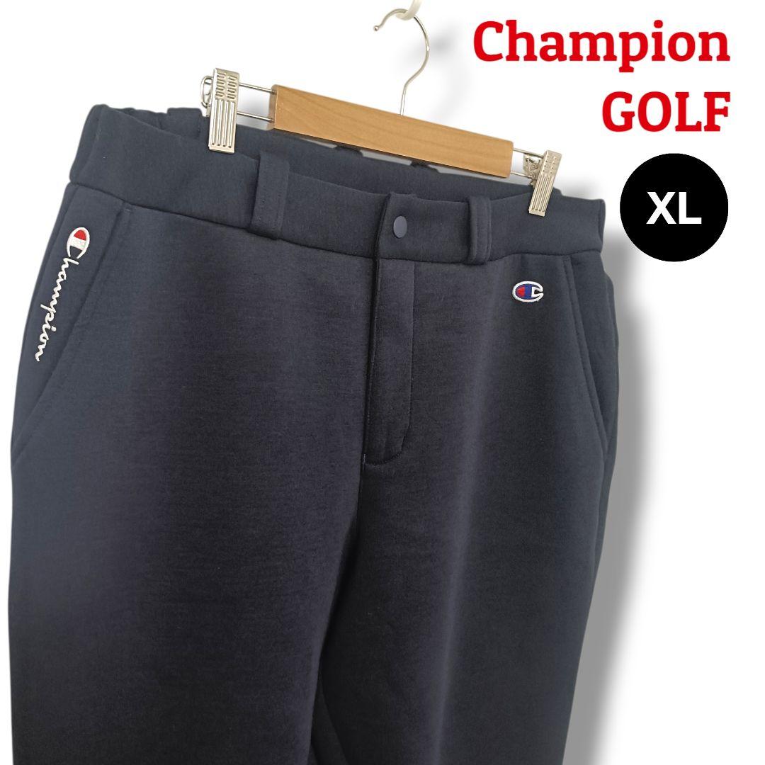 【ストレスフリー】チャンピオンゴルフ パンツ XL ネイビー メンズ ゴルフ