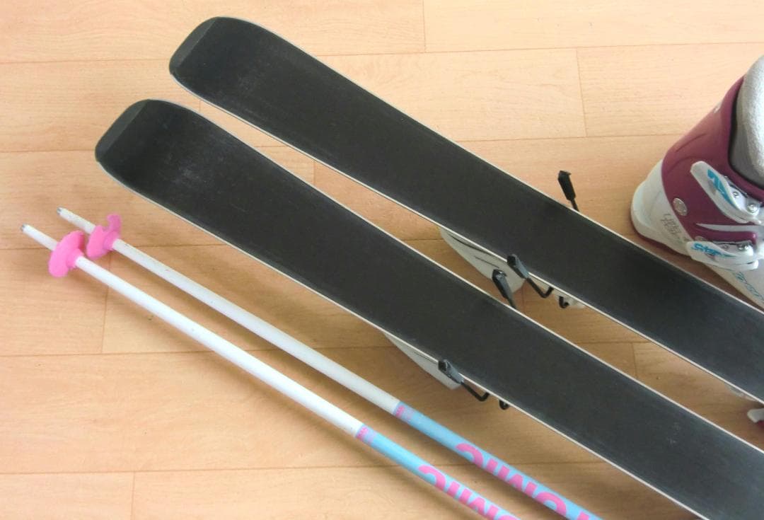 ■■送料無料■ロシニョール■子供用スキーセット■板116靴21.5■WAX済■■
